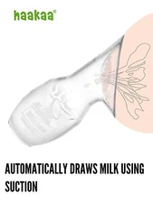 Haakaa Silicone Manual Breast Pump Milk Collector Breastfeeding Portable