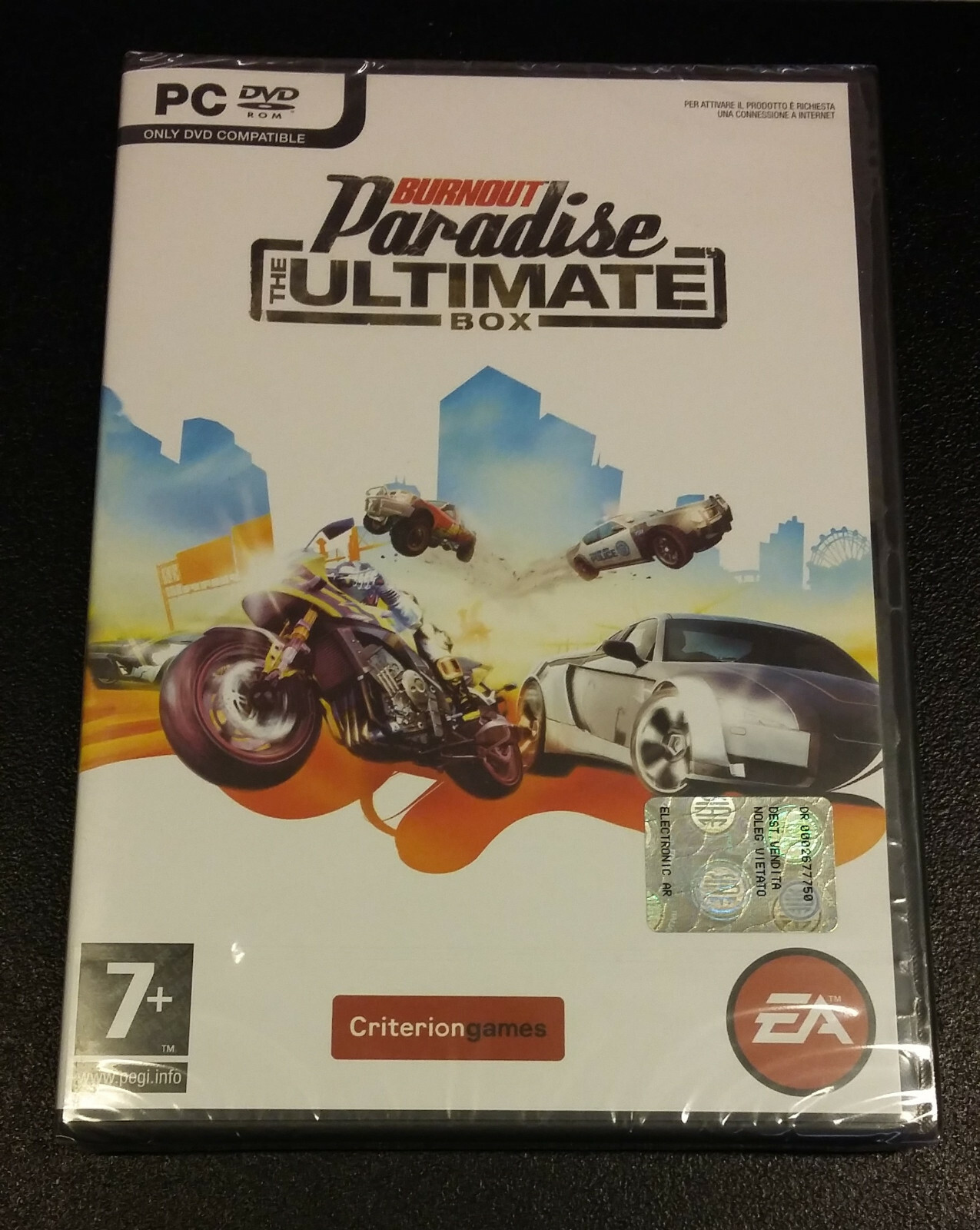 BURNOUT PARADISE PC Edizione italiana prima stampa NUOVO SIGILLATO
