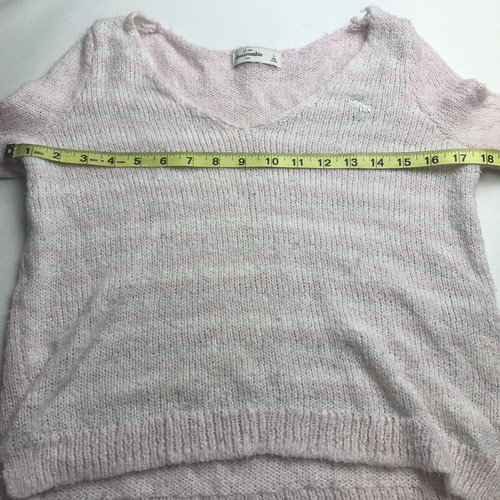 SUÉTER DE PUNTO ROSA Y BLANCO TALLA NIÑA ABERCROMBIE TALLA GRANDE ROSA - Imagen 5 de 6
