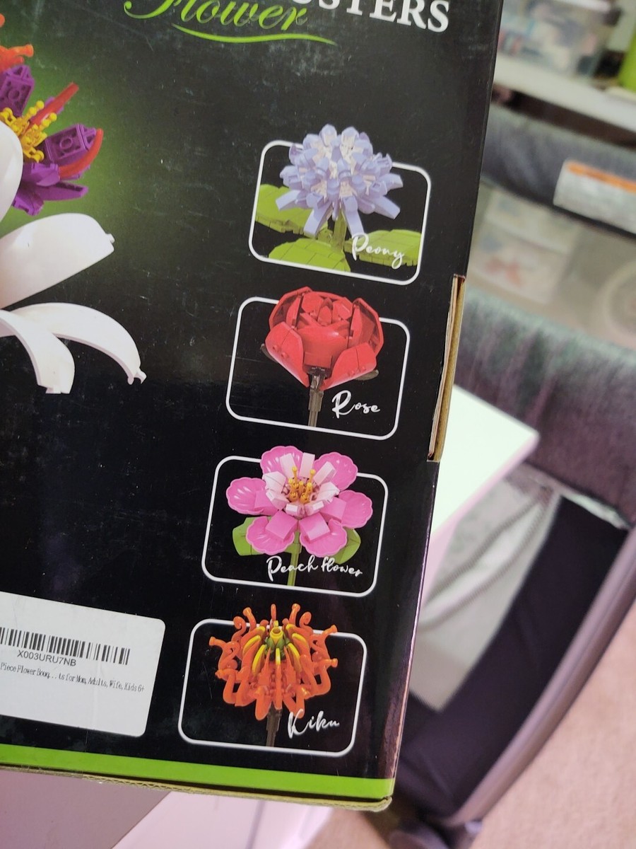 Woma Flower Cluster Building Set 11053 - 1009 pcs - 12 Flowers | eBay