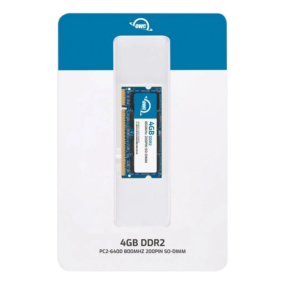 OWC 4GB DDR2 800MHz 2Rx8 Non-ECC SODIMM 200-pin Memory RAM - Image 2 of 4