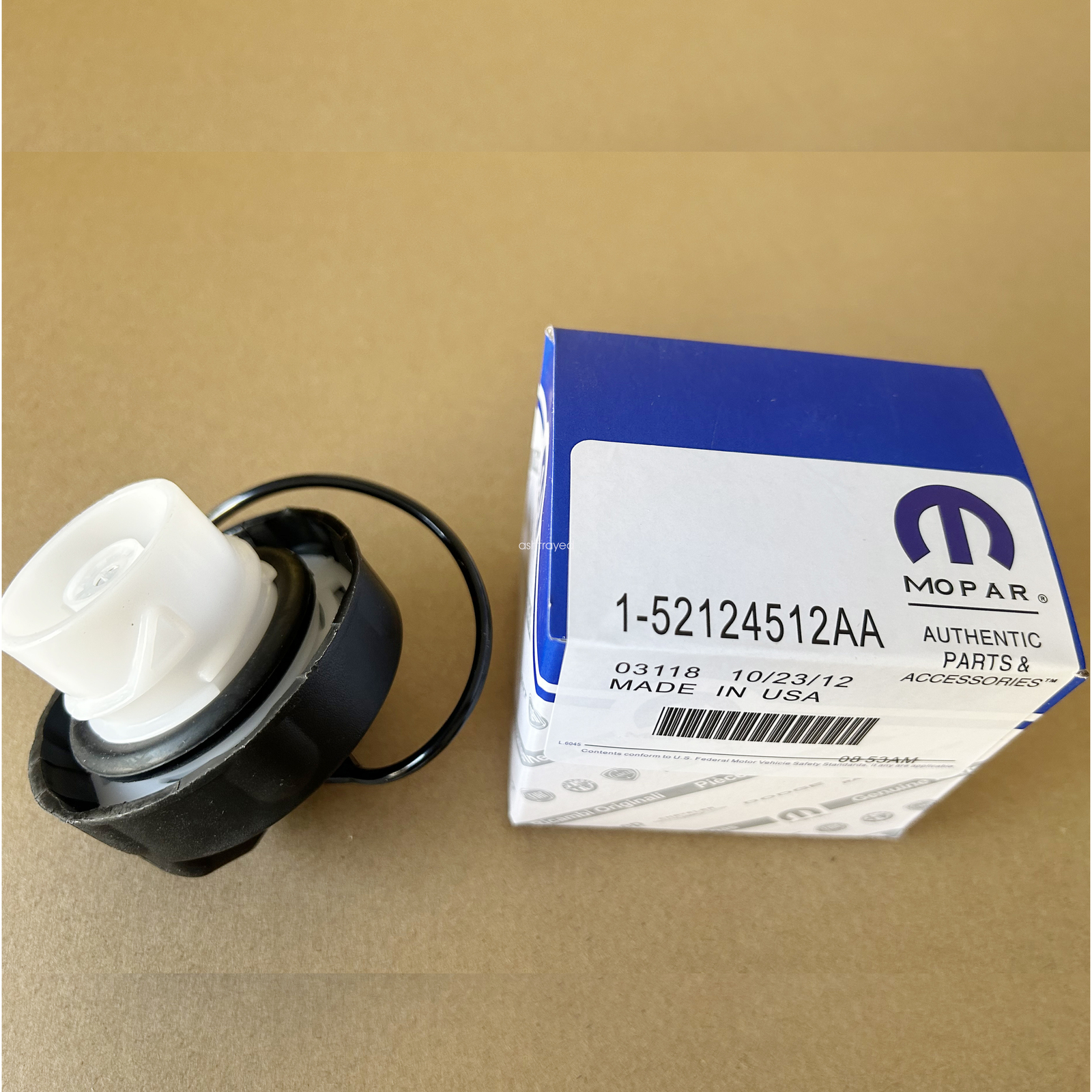 OEM Mopar 99-19 Jeep Dodge Chrysler Non-Locking Fuel Cap with Tether  