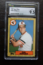 1987 TOPPS TIFFANY #784 CAL RIPKEN CSG  9.5  MINT PLUS