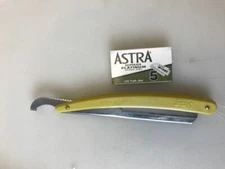 Turkish Cut Throat Razor - Straight Modern Shaving Shavette, Sedef + 5 Razor New