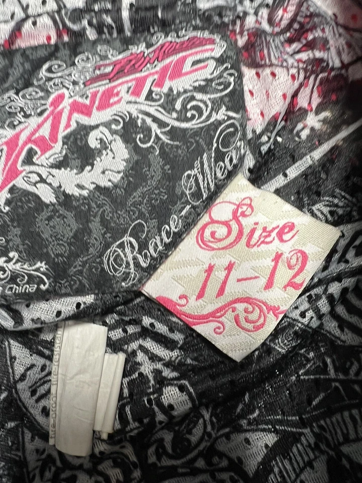 Pantalones de carreras Fly Racing Kinetic para mujer 11/12 rosa negro motocross motoX Foto 2 de 4