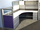 Knoll Glass Top Cubes 6x6 and 6x8 Xtra Clean Condition Installed Metro Atl $950