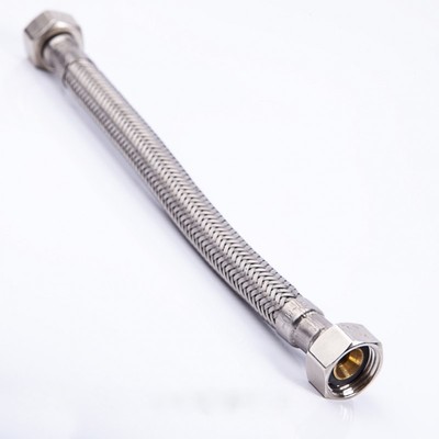 Latiguillos de fontaneria 2x manguera tubo conector de H3//8 a H3//8 inoxidable