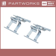 2x Federblech Bremsbelag für PORSCHE 997 turbo '07-'09 GT3 HINTEN 99735295910