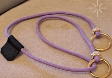 New Slip collar,any Colour,fits Beaded Lead,with Beads, Neck Size