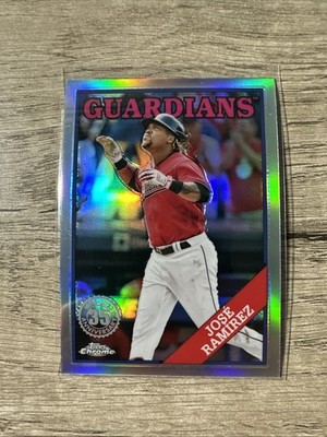 2023 Topps Chrome - 1988 Topps Baseball Jose Ramirez #88BC-17