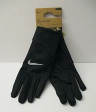 Nike Running Gloves Mens Pacer Lightweight Therma Fit Touchscreen Black