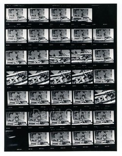 '68 Ultra Violet Warhol's Flower Art Sexy Model Gahr Contact Sheet Photo B732