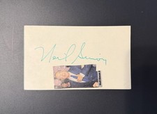 Neil Simon Signed Autograph Card 3x5 – Playwright / Screenwriter Signature