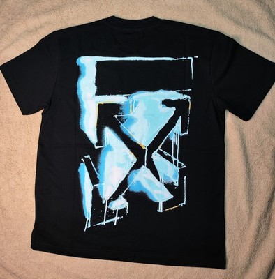 Off-White T-Shirt Schwarz Größe M