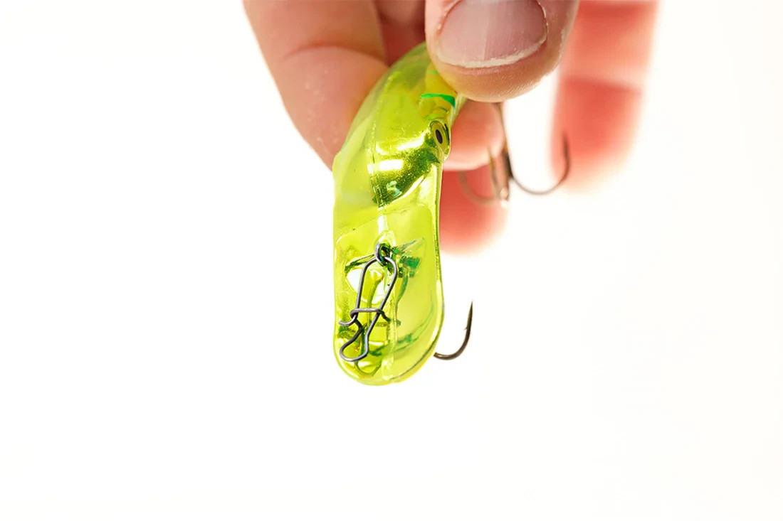 YAKIMA GRINCH PICKLE 3.5" MAG LIP - MAD SCIENTIST TACKLE BLUE UV COATING
