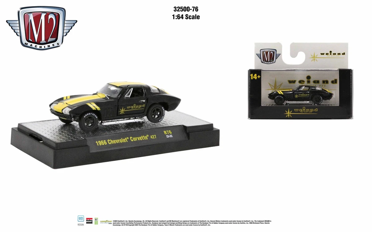 M2 Machines Chevrolet Corvette Contemporary Manufacture Diecast