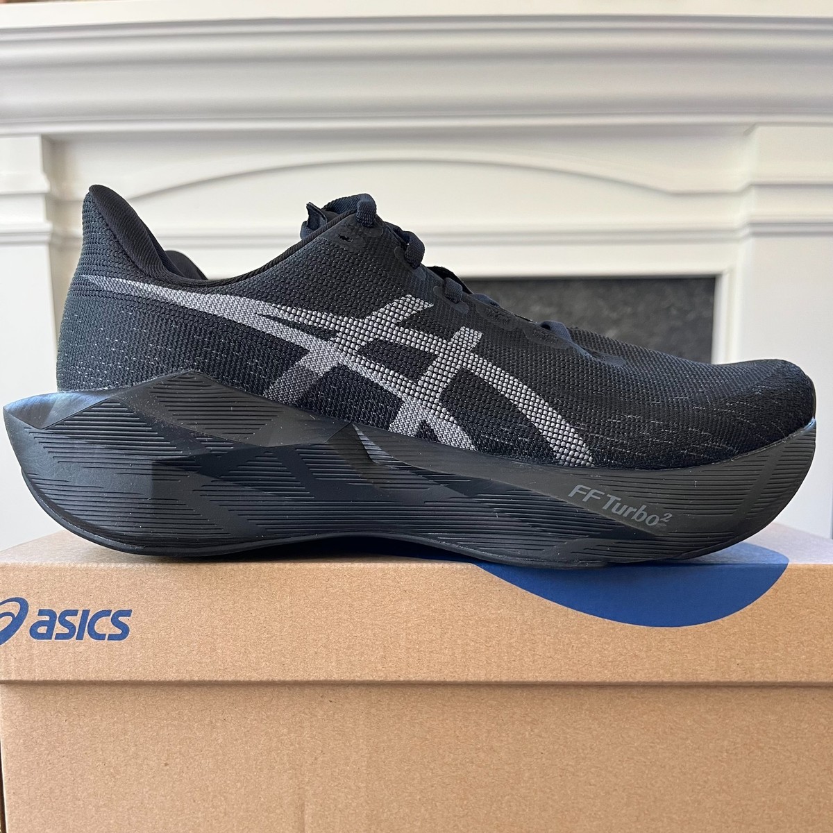 ASICS Novablast 6 Men\'s 11 Low Top Lace-Up Running Sneakers Black 1011C243-002 Asics Novablast 6 1011C243-002 #asics main image 4