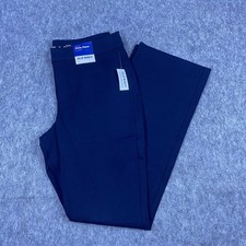 Old Navy Womens High Rise Pixie Flare Pants Navy Secret Smooth Pockets Size 10