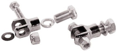 V-Factor 24908 Chrome Passenger Foot Peg Bracket for Male Mount Harley Softail