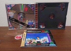 Neon Genesis Evangelion 2nd Impression Sega Saturn + MANUAL Free Shipping