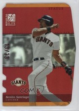 2003 Donruss Elite Status Red Die-Cut 13/33 Benito Santiago #155 0h1g