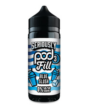 DOOZY SERIOUSLY PODFILL BLUE SLUSH 100ML 0MG SHORTFILL E-LIQUID 100.00 per litre