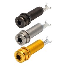 Guitar Output Jacks 6.35mm Endpin Plug Easy Installation For Instrument