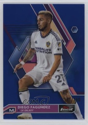 2023 Topps Finest MLS Blue Refractor /150 Diego Fagundez #99 13fz