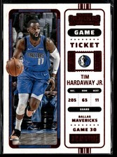 2022-23 Panini Contenders #98 Tim Hardaway Jr. Game Ticket Red