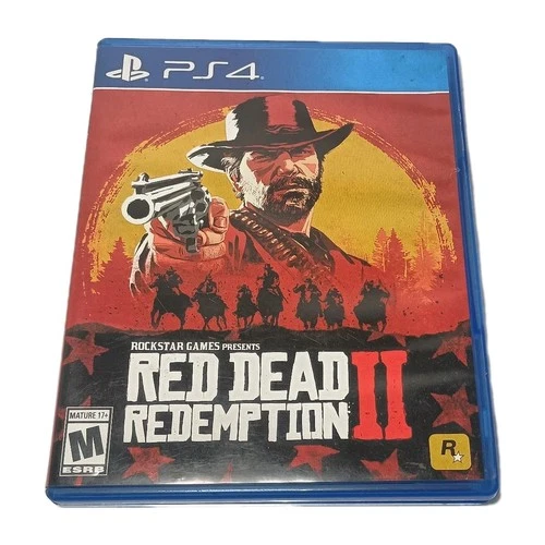 Red Dead Redemption II 2 PS4 PlayStation 4 + Map Complete In Box CIB Video Game