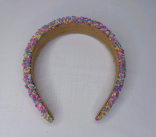 Sprinkle Headband Pastel Purple Glitter & Sprinkles Head Band - Picture 9 of 10