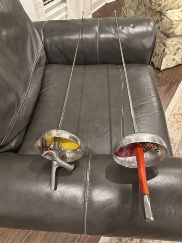 Pair of Absolute Fencing StM Electric Epees - Size 5 French & Pistol Grips