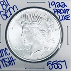 1922 BU UNCIRCULATED SILVER PEACE DOLLAR AUTHENTIC U.S. MINT FREE SHIPPING 5557