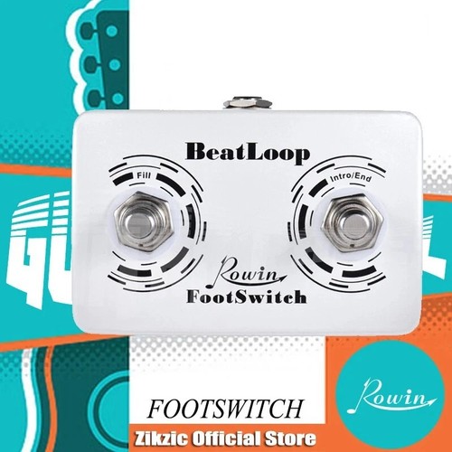 Dual Momentary External Footswitch for Drum Machine & Guitar Effect Pedal UK