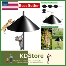 19 Inch Heavy Duty Squirrel Proof Bird Feeder Baffle Protects from Raccoons