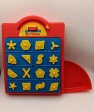 Vintage 1990 Perfection Travel Game by Milton Bradley