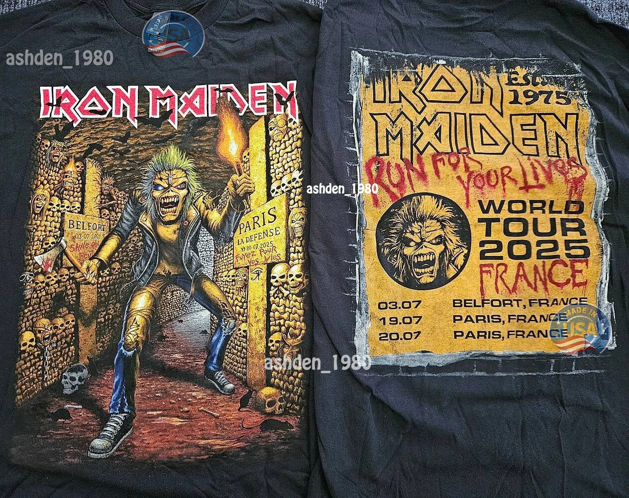 2 Side Municipal Waste Band Gift For Fan Black Size S to 5XL Shirt.