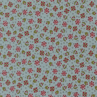 MODA - Chilly by Sweetwater - Christmas Flowers - Storm 1/4yd