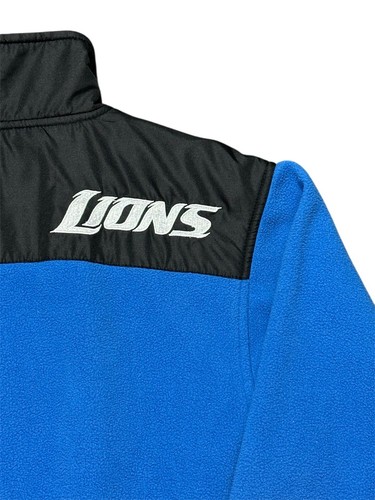 Detroit Lions Fleece Jacket Kids Youth Size Large 12-14 EUC NFL Team Apparel - Picture 5 of 5