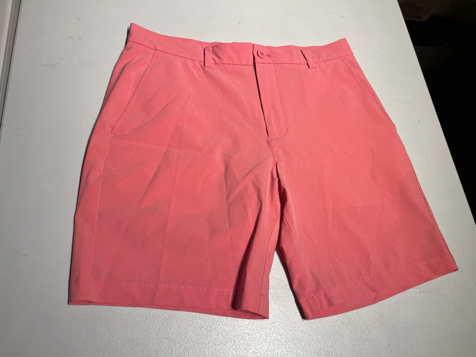 Vineyard Vines Shorts Men's 33 Pink Golf Breaker Performance Polyester