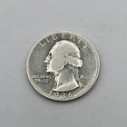 1936 S Washington Quarter 90% Silver