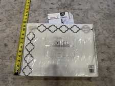 Hotel Collection 3-Piece Duvet Cover Set. White Full/Queen. Platinum edition