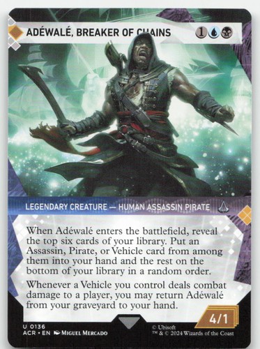 Adewale, Breaker of Chains (Showcase) #136 - Universes Beyond: Assassin's Creed
