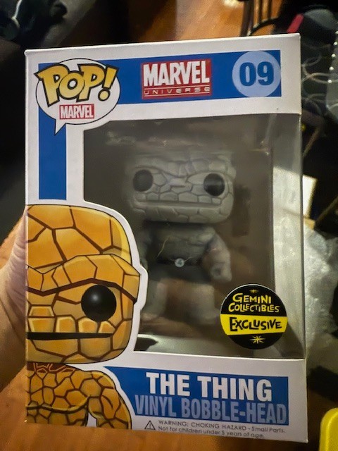 Funko Pop Marvel The Thing #09 Gemini Collectibles Exclusive
