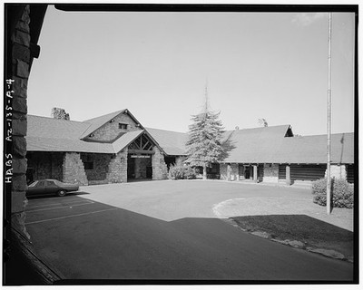 Photo:Grand Canyon Lodge North Rim Arizona 1930s Main Lodge HABS