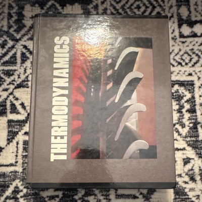#ad #ad Thermodynamics 5th Ed Kenneth Wark Jr Hardcover McGraw Hill 1988 English $22.99