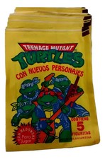 Teenage Mutant Ninja Turtles Sticker Packs Lot x 100 RARE ARGENTINA 1992