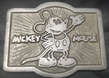 Vintage Walt Disney Productions Mickey Mouse Belt Buckle Mens