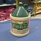 Vintage 1993 Coca Cola Original Pine Green Moonshine Syrup Jug Cookie Jar EUC