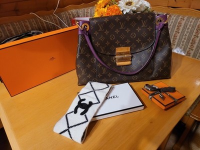 Louis Vuitton Olymp Amethyst Handtasche mit Rechnung 